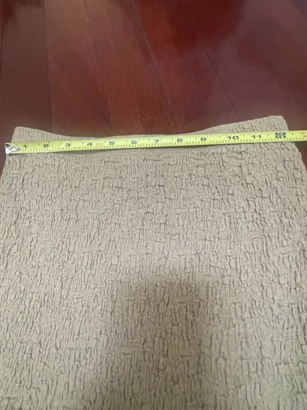 Princess Polly Beige Textured Shirred Maxi Skirt US 4 - Picture 5 of 8